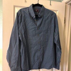 UNTUCKit Navy Button Down